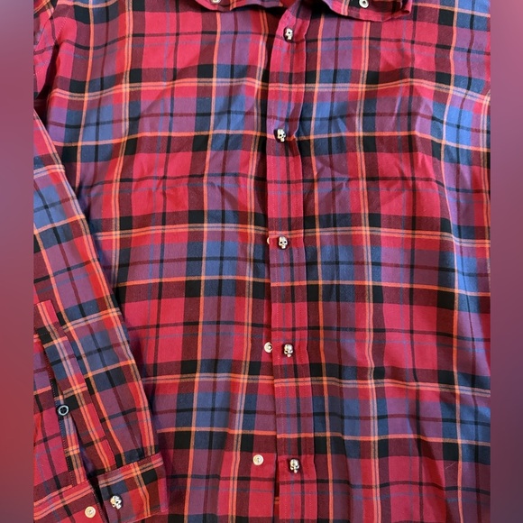 The Kooples Skull Button Down Slim Fit Size M - Picture 5 of 8